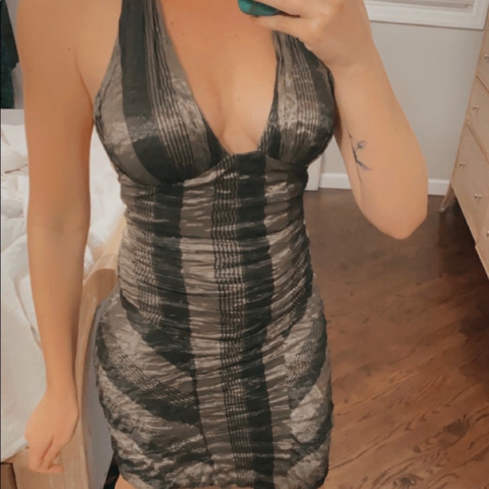 Nicole Miller collection Dress size 2 black and gold